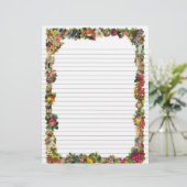 Pagina Ontvanger  Bounty Floral Border Lined (Staand voorkant)