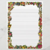 Pagina Ontvanger  Bounty Floral Border Lined (Achterkant)