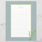 Pagina Ontvanger divider - Blauw Multomap invoegen (Achterkant)