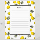 Pagina Ontvanger divider | Lemon & Olive Multomap (Achterkant)