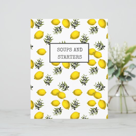 Pagina Ontvanger divider | Lemon & Olive Multomap (Staand voorkant)