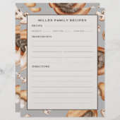 Pagina Ontvangst | Familienaam | Penseelpatroon (Voorkant / Achterkant)