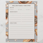 Pagina Ontvangst | Familienaam | Penseelpatroon (Achterkant)