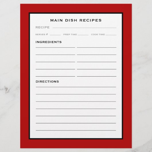 Pagina Ontvangst | Hoofdschijf | Rood zwart/wit (Achterkant)