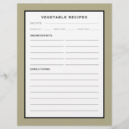 Pagina Ontvangst | Plantaardig | Eenvoudig zwart-w