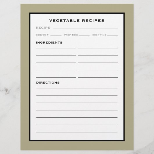 Pagina Ontvangst | Plantaardig | Eenvoudig zwart-w (Achterkant)