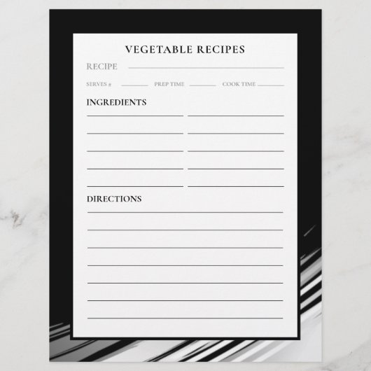 Pagina Ontvangst | Plantaardig | Zwart-witwand (Achterkant)