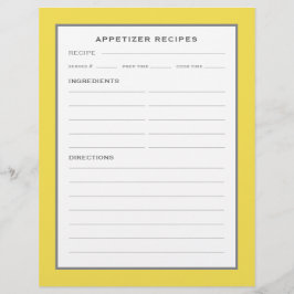 Pagina Ontvangst | Verzoekster | Eenvoudig geel gr