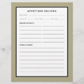 Pagina Ontvangst | Verzoekster | Sage Black White (Achterkant)