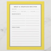 Pagina Ontvangst | Vlees en zeevruchten | Eenvoudi (Voorkant)