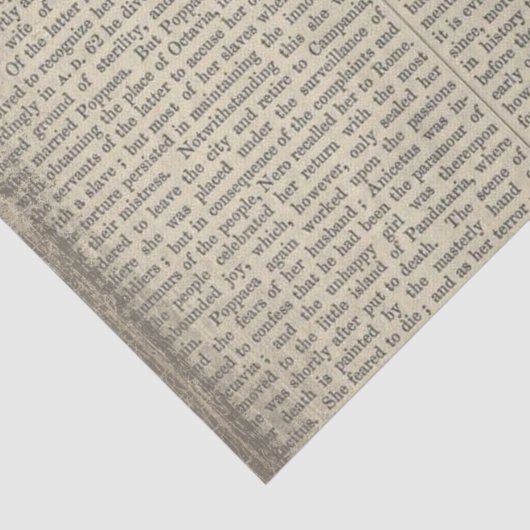  pagina Oude papieren woordenboek Tissuepapier (Detail)