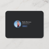 Pagina Profiel van trainer voor persoonlijke gesch Visitekaartje (Achterkant)