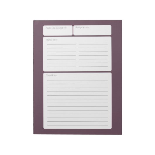 Pagina-pruimen ontvangen met kleuroptie notitieblok (Linkerzijde)