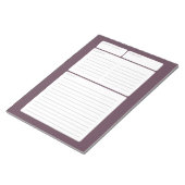 Pagina-pruimen ontvangen met kleuroptie notitieblok (Schuin)