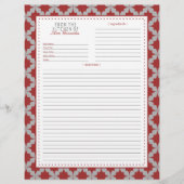 Pagina Rode Retro Star Recipe (Voorkant)