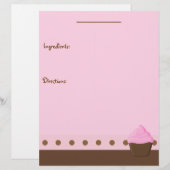 Pagina Roze cake Recipe (Voorkant / Achterkant)