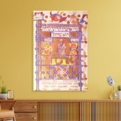 Pagina uit de Misjneh Torah, systematische code Canvas Afdruk (Insitu (Woonkamer))