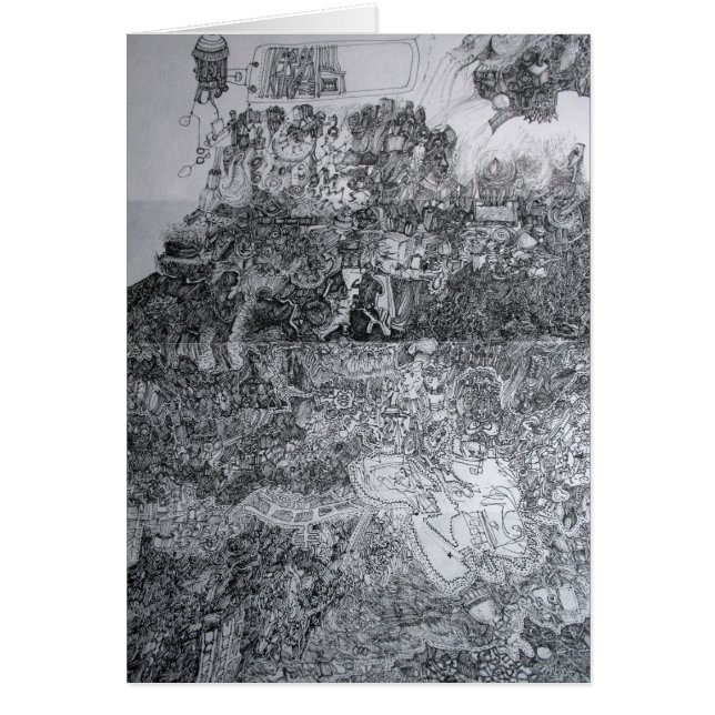 Pagina van Accordion Artist's Book Detail Kaart (Voorkant)