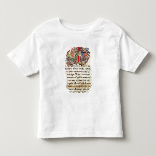 Pagina van Charta Kelso Abbey met Kinder Shirts (Voorkant)