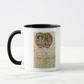 Pagina van Charta Kelso Abbey met Mok (Links)