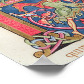 Pagina van de Bijbel van Winchester, c.1150-80 Poster (Hoek)