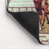 Pagina van de "Histoire du Grand Alexandre" Muismat (Hoek)