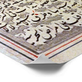 Pagina van het Canon of Medicine door Avicenna 163 Poster (Hoek)