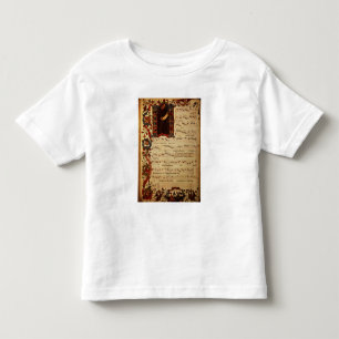 Pagina van Musical Notation met historiek Kinder Shirts