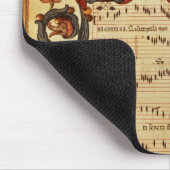 Pagina van Musical Notation met historiek Muismat (Hoek)