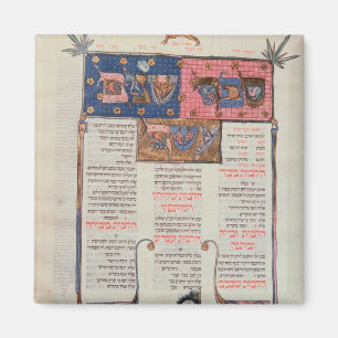 Pagina van tekst en illustratie magneet