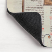 Pagina van tekst en illustratie muismat (Hoek)