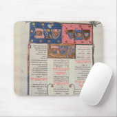 Pagina van tekst en illustratie muismat (Met muis)