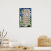 Pagina van tekst met een grensdetail van een poster (Keuken)