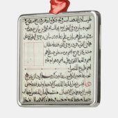 Pagina van tekst van een "Elementen", een boekgeom Metalen Ornament (Links)