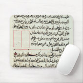 Pagina van tekst van een "Elementen", een boekgeom Muismat (Met muis)