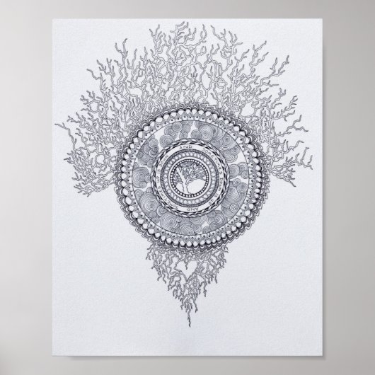 Pagina voor het kleuren van bloggen poster (Voorkant)