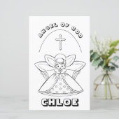 PAGINA VOOR HET KLEUREN VAN GOD PRAYER (Staand voorkant)