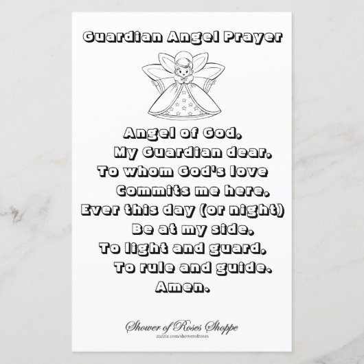 PAGINA VOOR HET KLEUREN VAN GOD PRAYER (Achterkant)