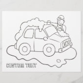 Pagina voor het kleuren van Mannen (Voorkant)