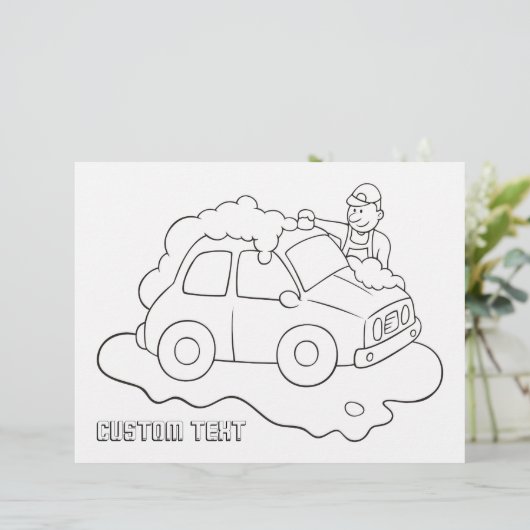 Pagina voor het kleuren van Mannen (Staand voorkant)