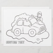 Pagina voor het kleuren van Mannen (Voorkant / Achterkant)