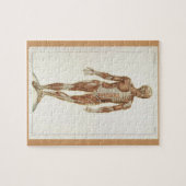 Paginaboek over anatomie uit het verleden legpuzzel (Horizontaal)