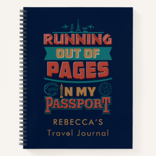 Pagina's bijna leeg Vakantiereisjournaal Notitieboek