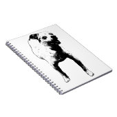 Pagina's met een pup notitieboek (Rechterzijde)