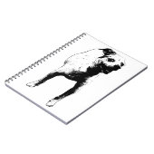 Pagina's met een pup notitieboek (Linkerzijde)