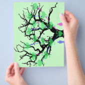 Pagina's met familiestructuur flyer (Hand)