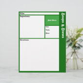 Pagina's ontvangen (donkergroen) (Staand voorkant)