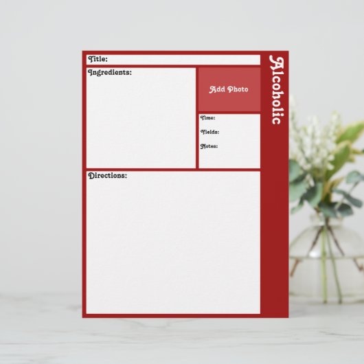 Pagina's ontvangen (donkerrood) (Staand voorkant)