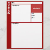 Pagina's ontvangen (donkerrood) (Achterkant)