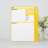 Pagina's ontvangen (geel) (Staand voorkant)